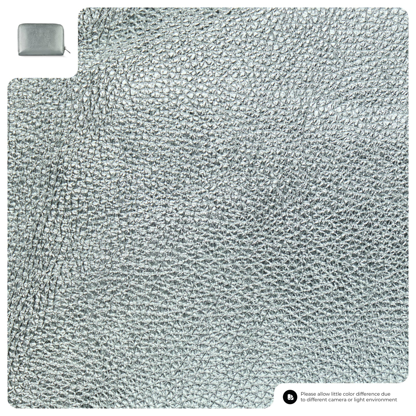 Italian Genuine Metallic Calf Leather Wallet 650988 TAKEASY