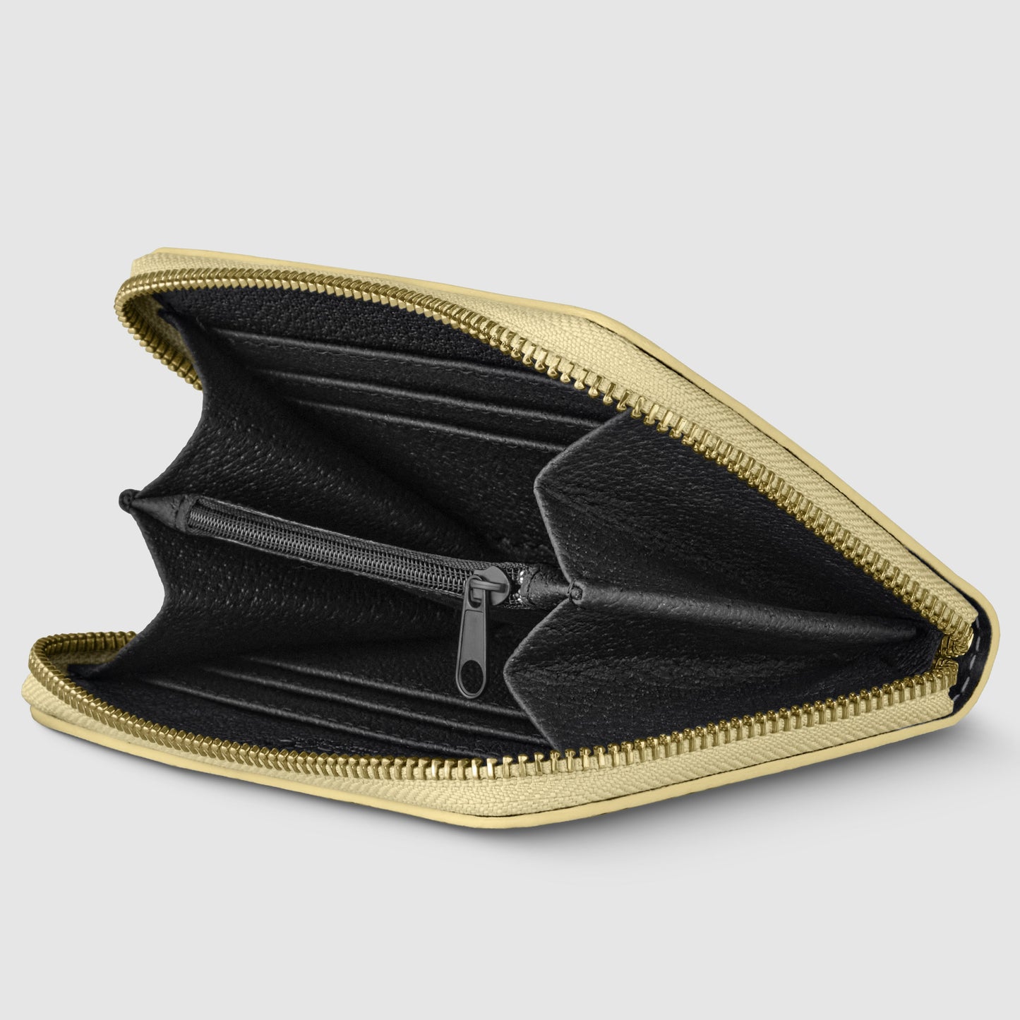 Italian Genuine Metallic Calf Leather Wallet 650988 TAKEASY