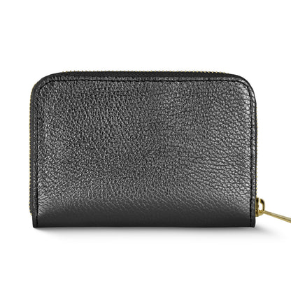 Italian Genuine Metallic Calf Leather Wallet 650988 TAKEASY