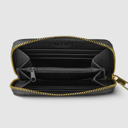 Italian Genuine Metallic Calf Leather Wallet 650988 TAKEASY