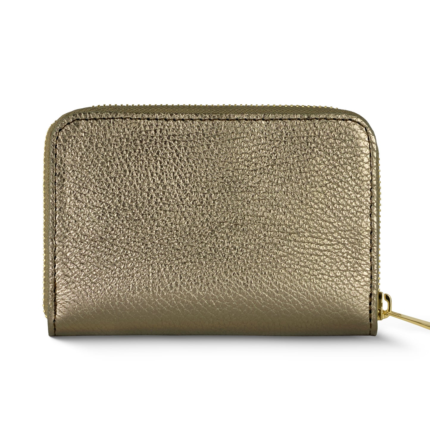Italian Genuine Metallic Calf Leather Wallet 650988 TAKEASY