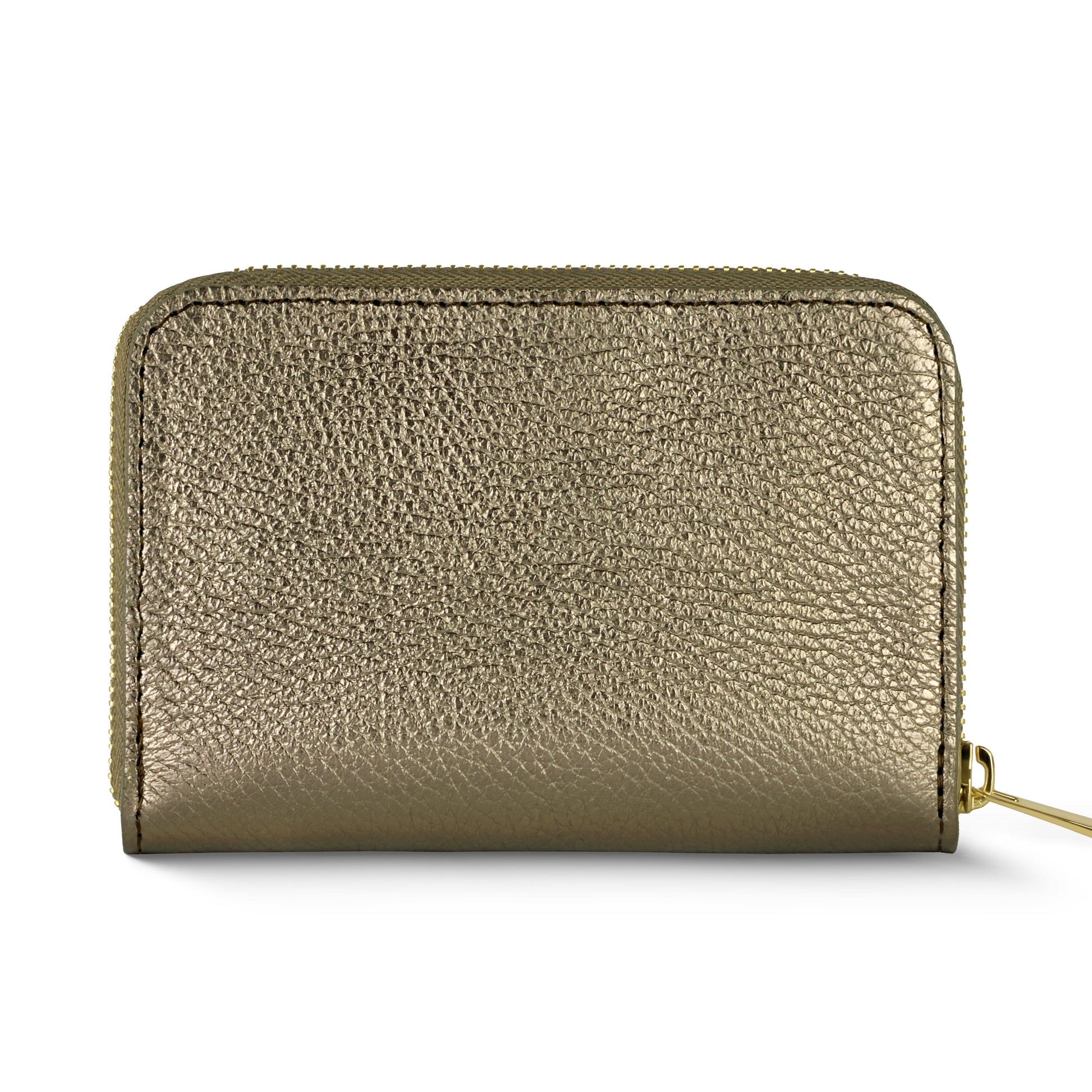Italian Genuine Metallic Calf Leather Wallet 650988 TAKEASY
