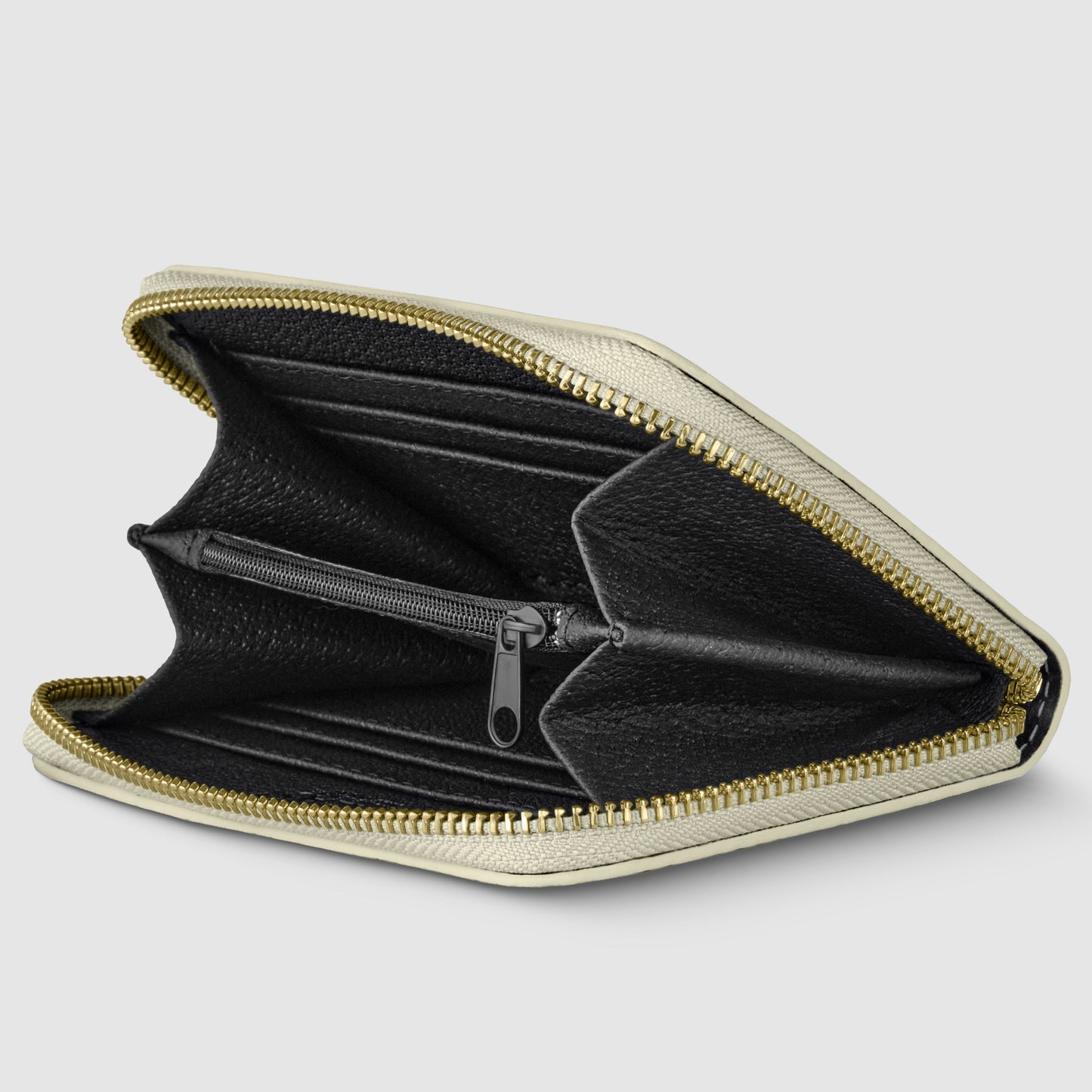 Italian Genuine Metallic Calf Leather Wallet 650988 TAKEASY