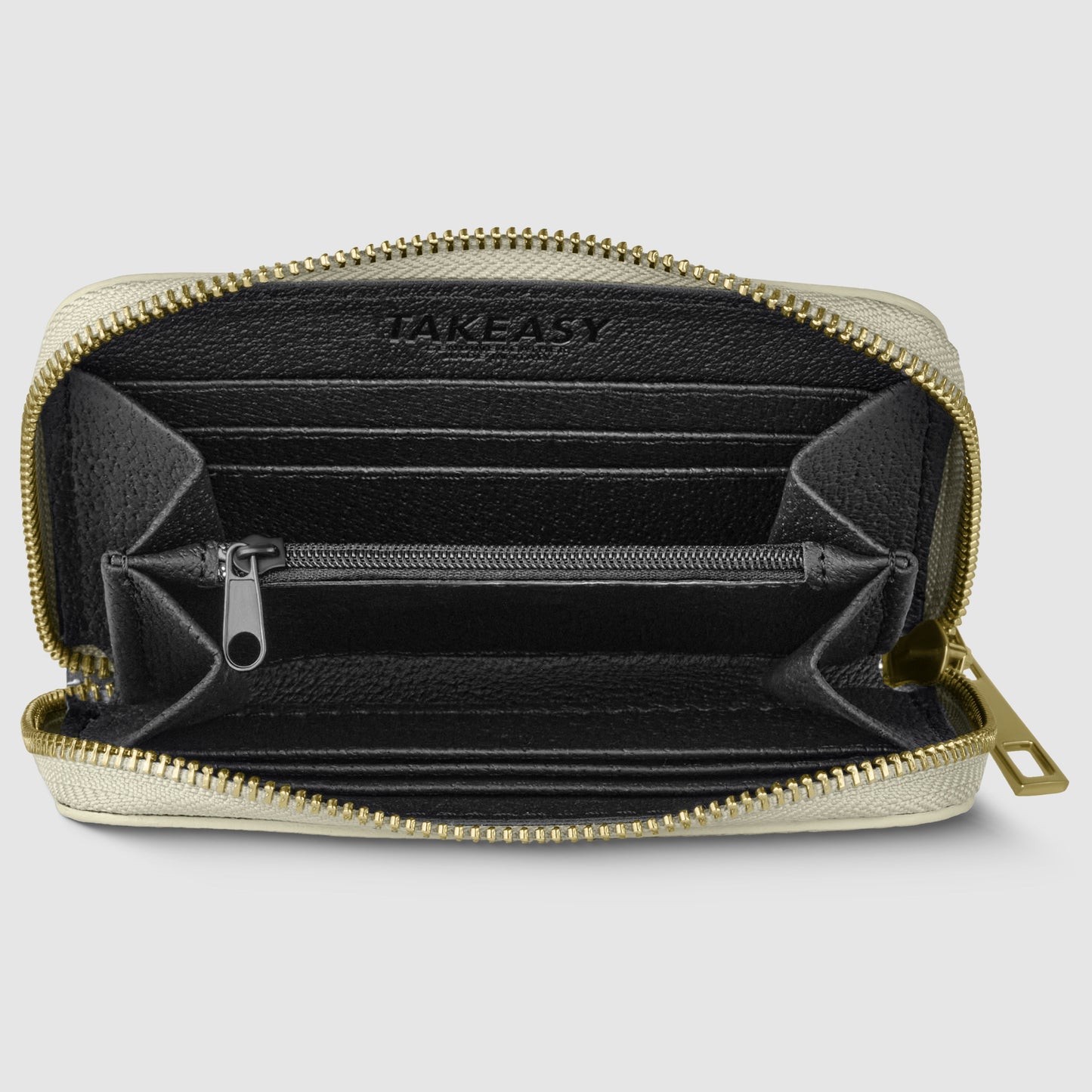Italian Genuine Metallic Calf Leather Wallet 650988 TAKEASY