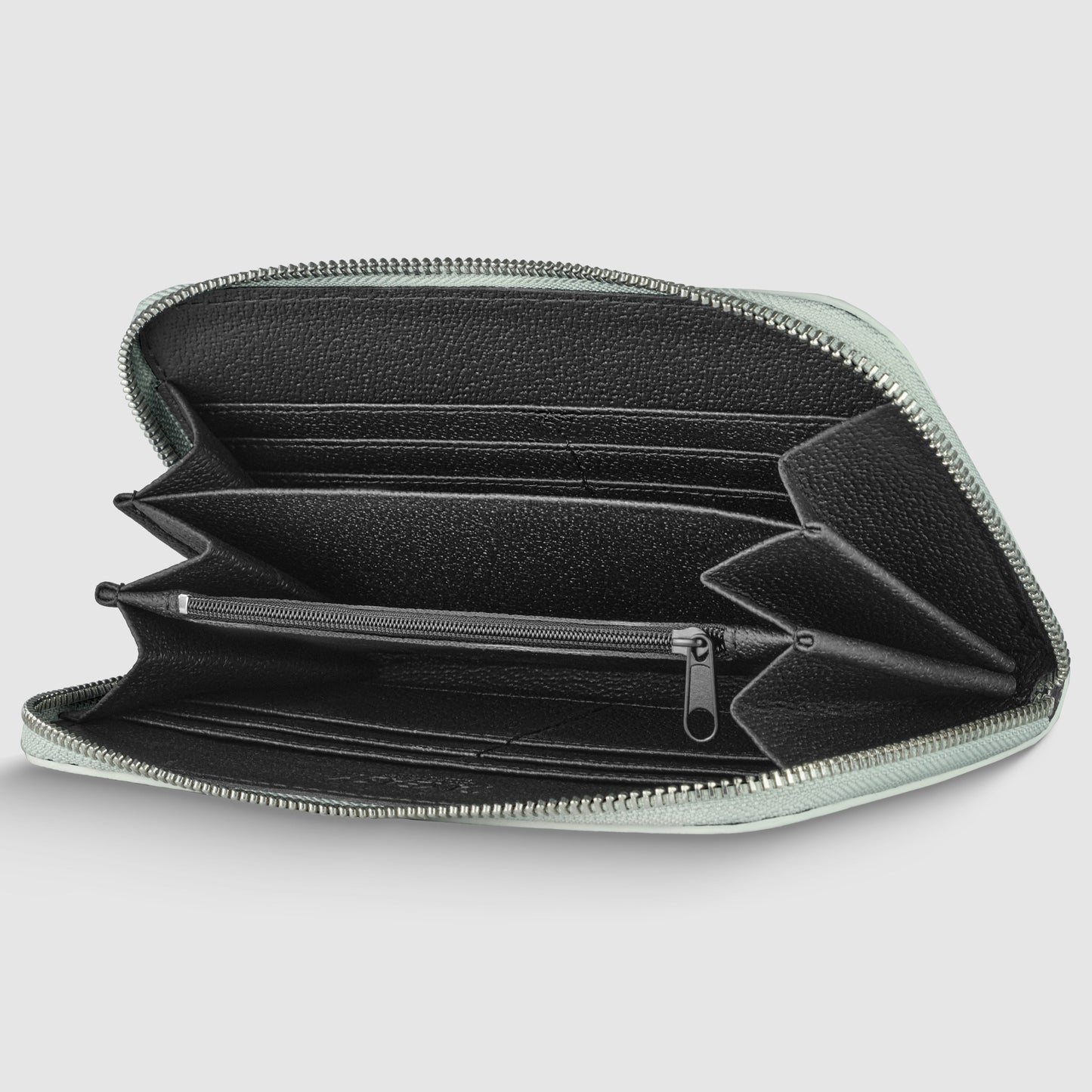 Italian Genuine Metallic Calf Leather Wallet 651088 TAKEASY