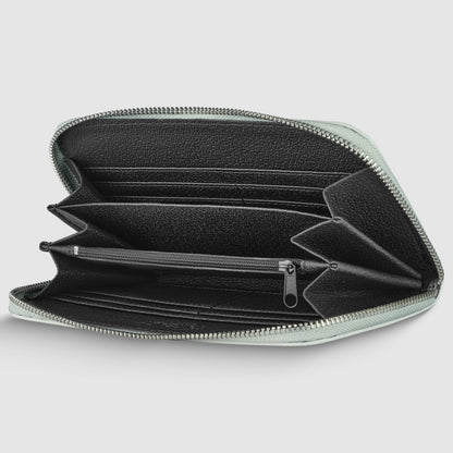 Italian Genuine Metallic Calf Leather Wallet 651088 TAKEASY
