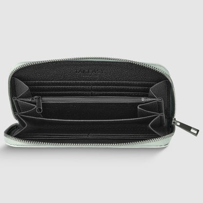 Italian Genuine Metallic Calf Leather Wallet 651088 TAKEASY