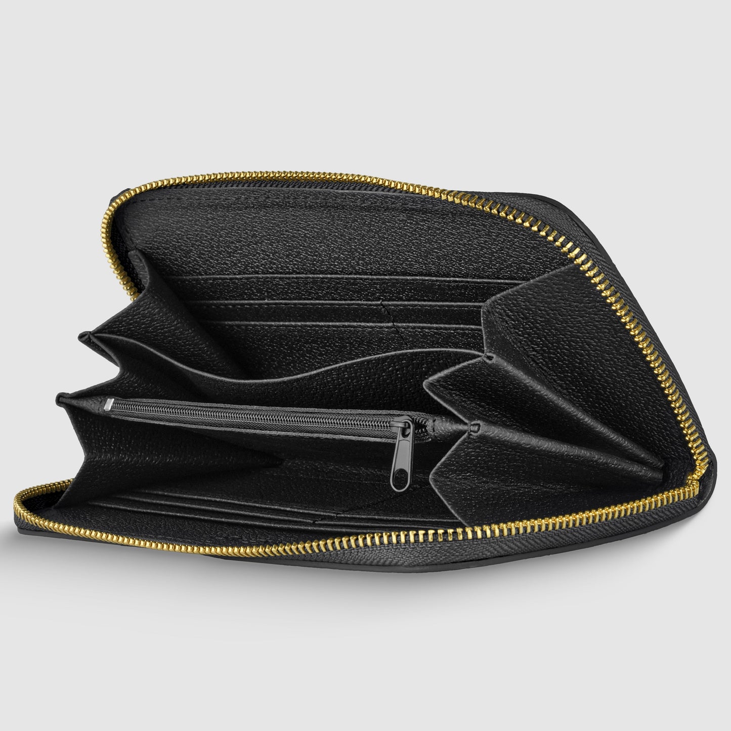 Italian Genuine Metallic Calf Leather Wallet 651088 TAKEASY