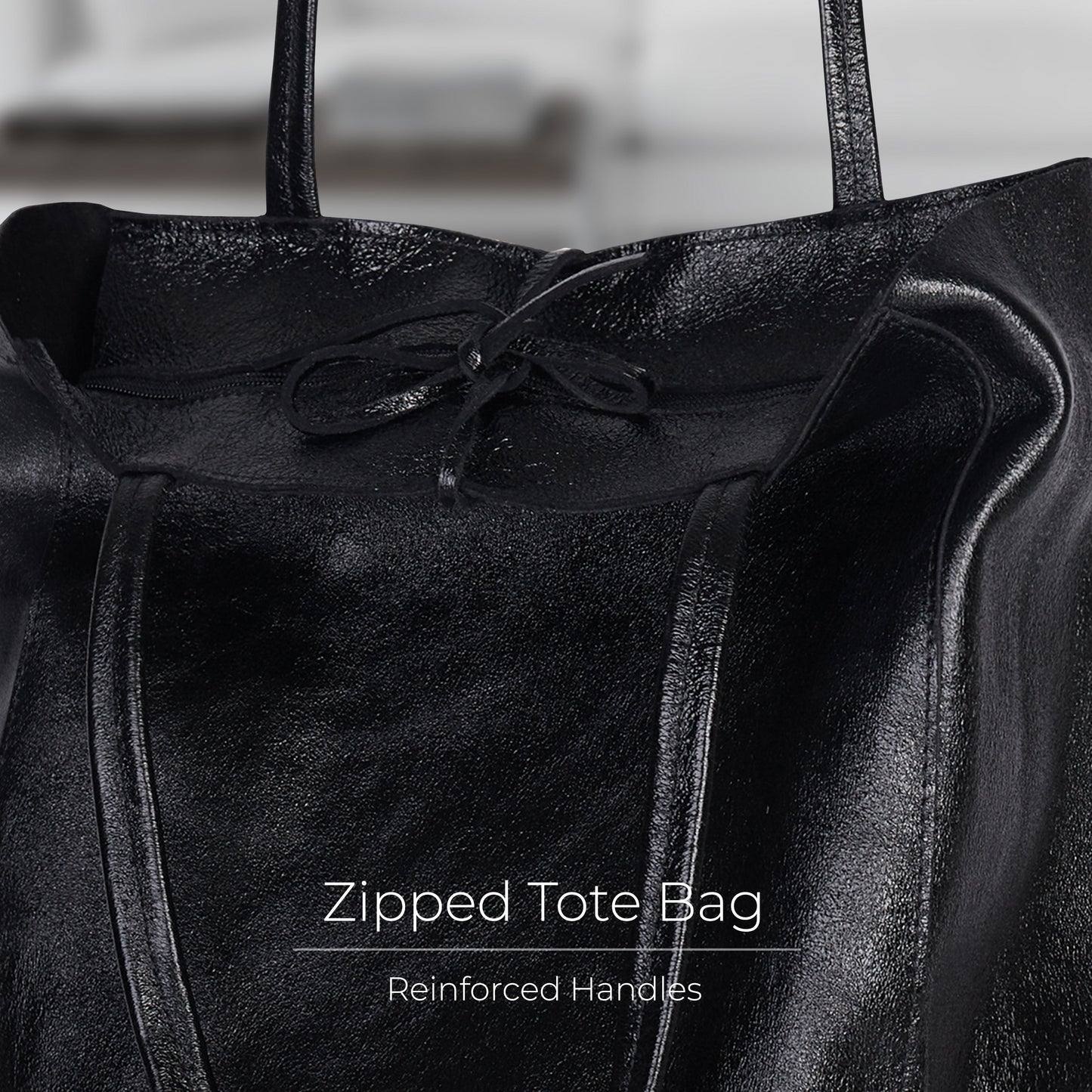 Italian Genuine Metallic Suede Tote Bag 201718 TAKEASY