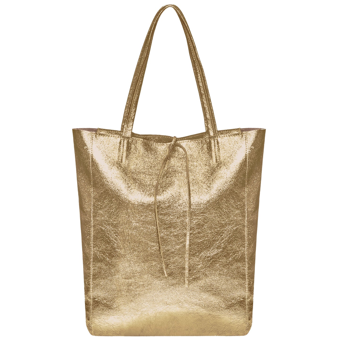 Italian Genuine Metallic Suede Tote Bag 201718 TAKEASY