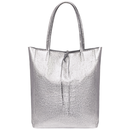 Italian Genuine Metallic Suede Tote Bag 201718 TAKEASY