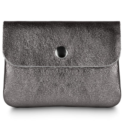 Italian Genuine Metallic Suede Wallet 000350 TAKEASY