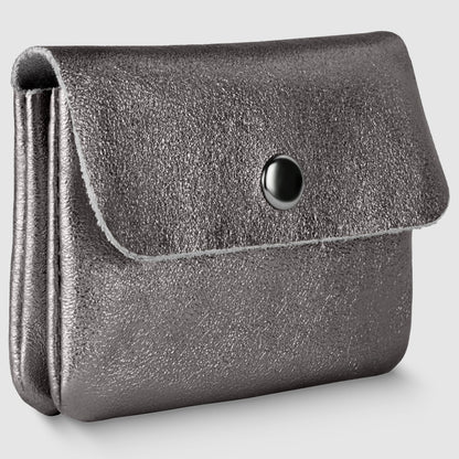 Italian Genuine Metallic Suede Wallet 000350 TAKEASY
