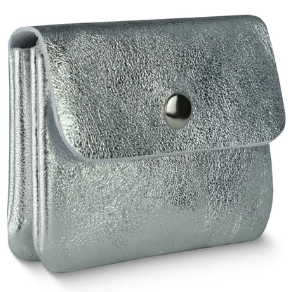 Italian Genuine Metallic Suede Wallet 000350 TAKEASY