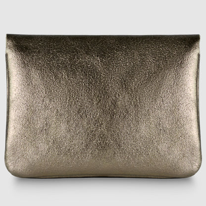 Italian Genuine Metallic Suede Wallet 000350 TAKEASY