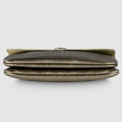 Italian Genuine Metallic Suede Wallet 000350 TAKEASY