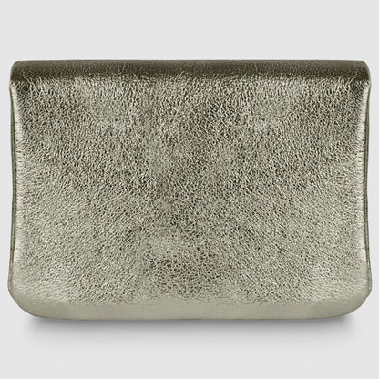 Italian Genuine Metallic Suede Wallet 000350 TAKEASY