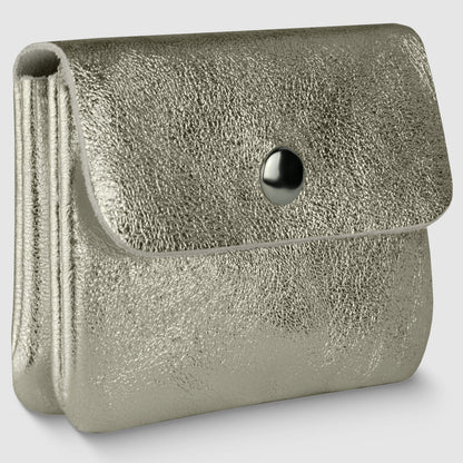 Italian Genuine Metallic Suede Wallet 000350 TAKEASY