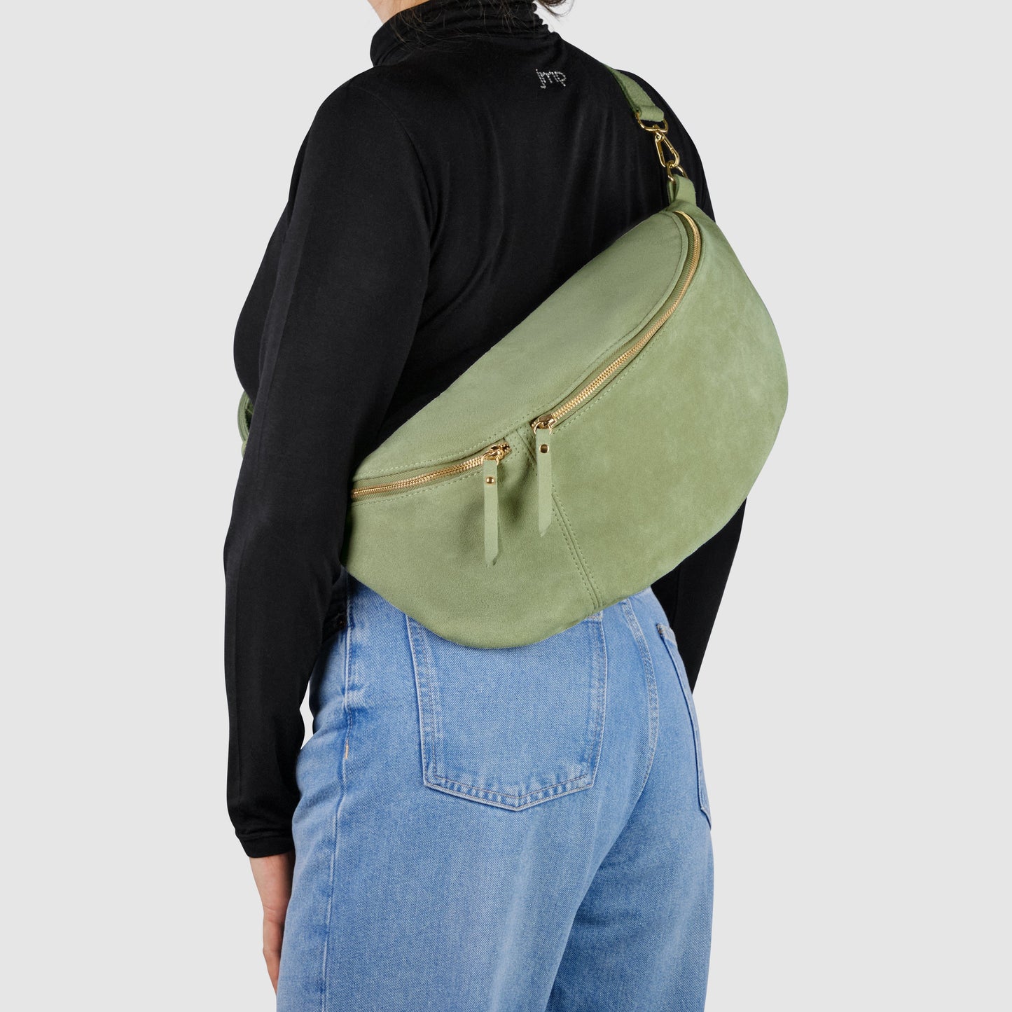 Italian Genuine Suede Crossbody Bag 211955 TAKEASY