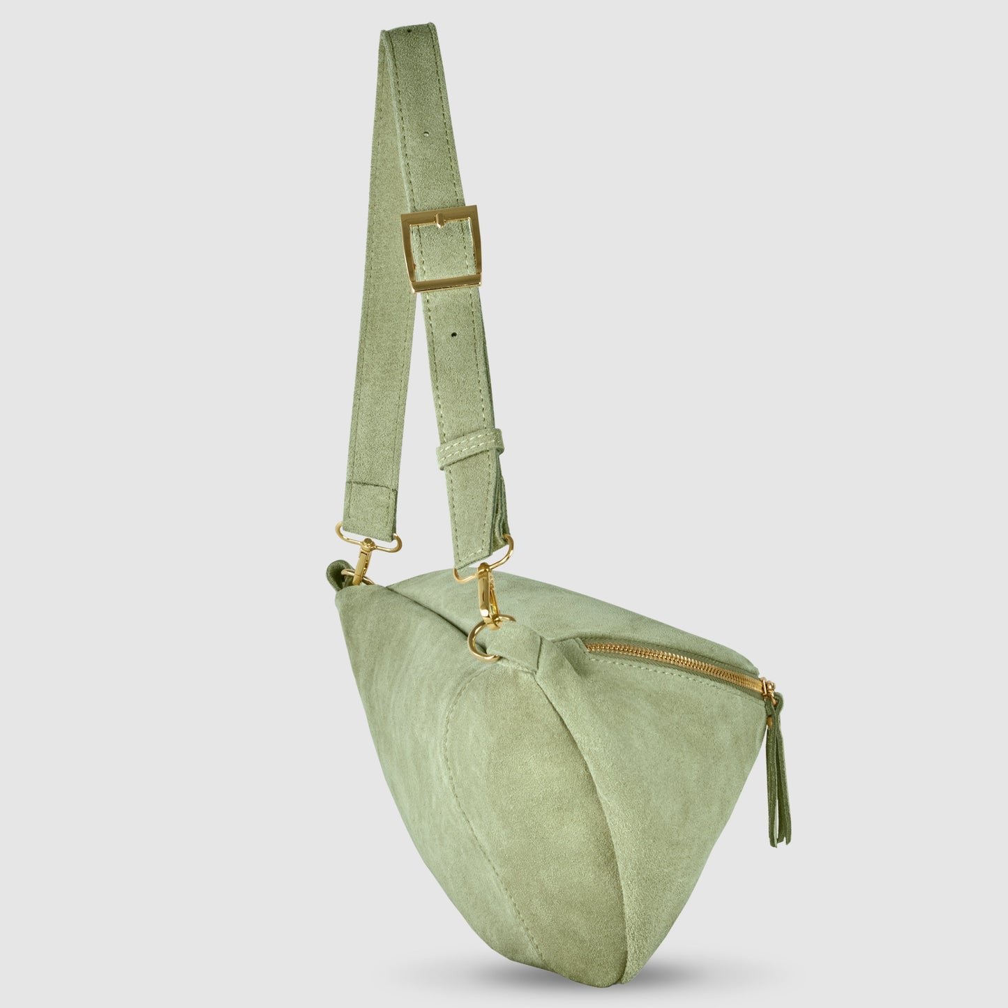 Italian Genuine Suede Crossbody Bag 211955 TAKEASY