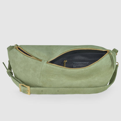 Italian Genuine Suede Crossbody Bag 211955 TAKEASY