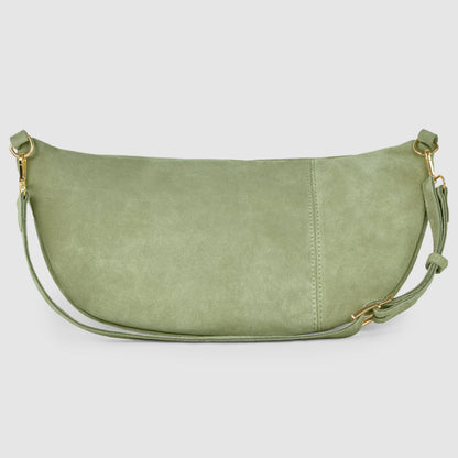 Italian Genuine Suede Crossbody Bag 211955 TAKEASY
