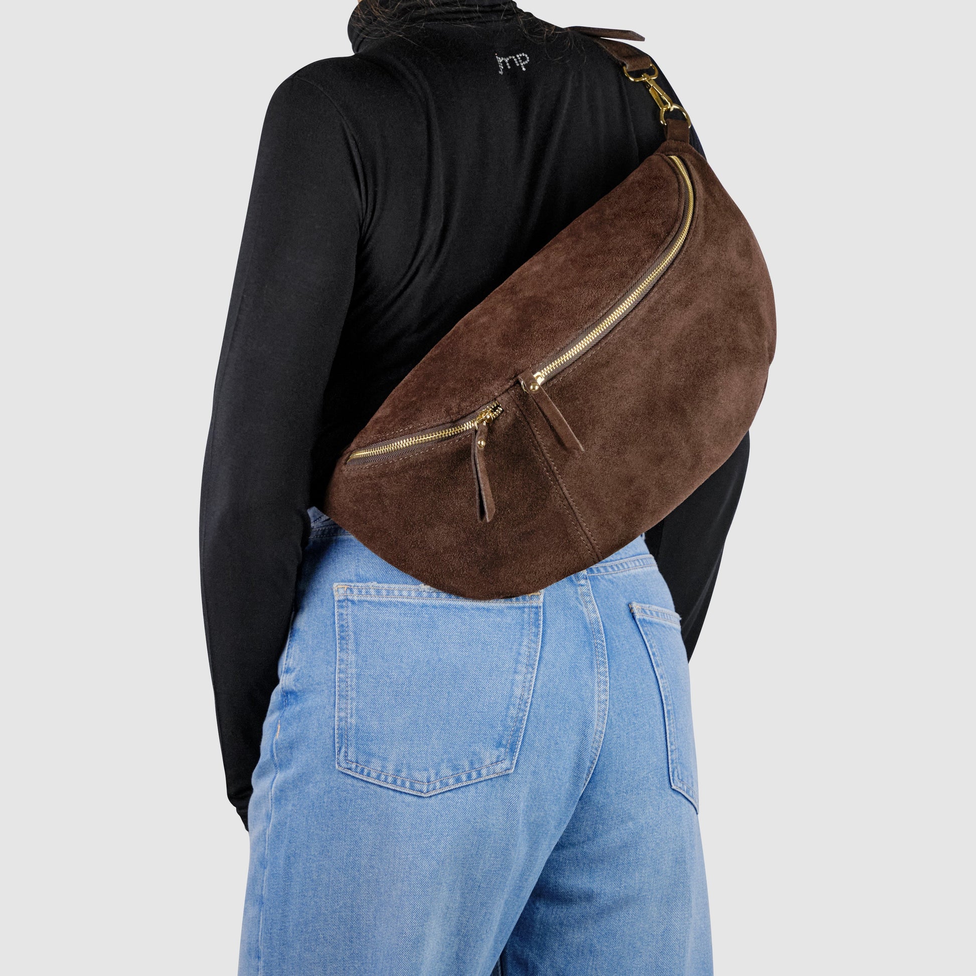 Italian Genuine Suede Crossbody Bag 211955 TAKEASY