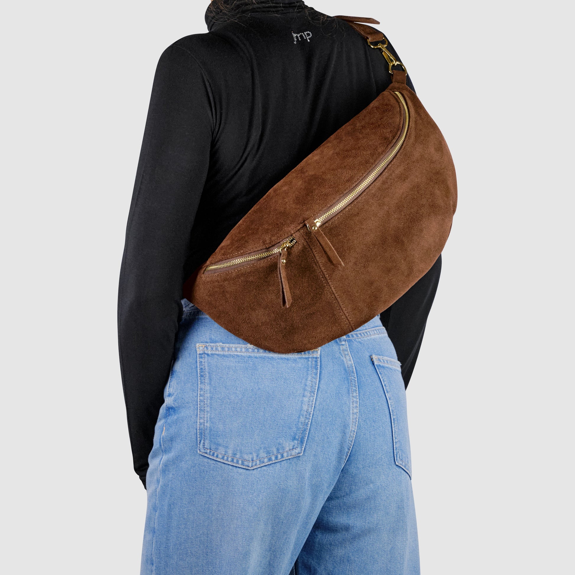 Italian Genuine Suede Crossbody Bag 211955 TAKEASY