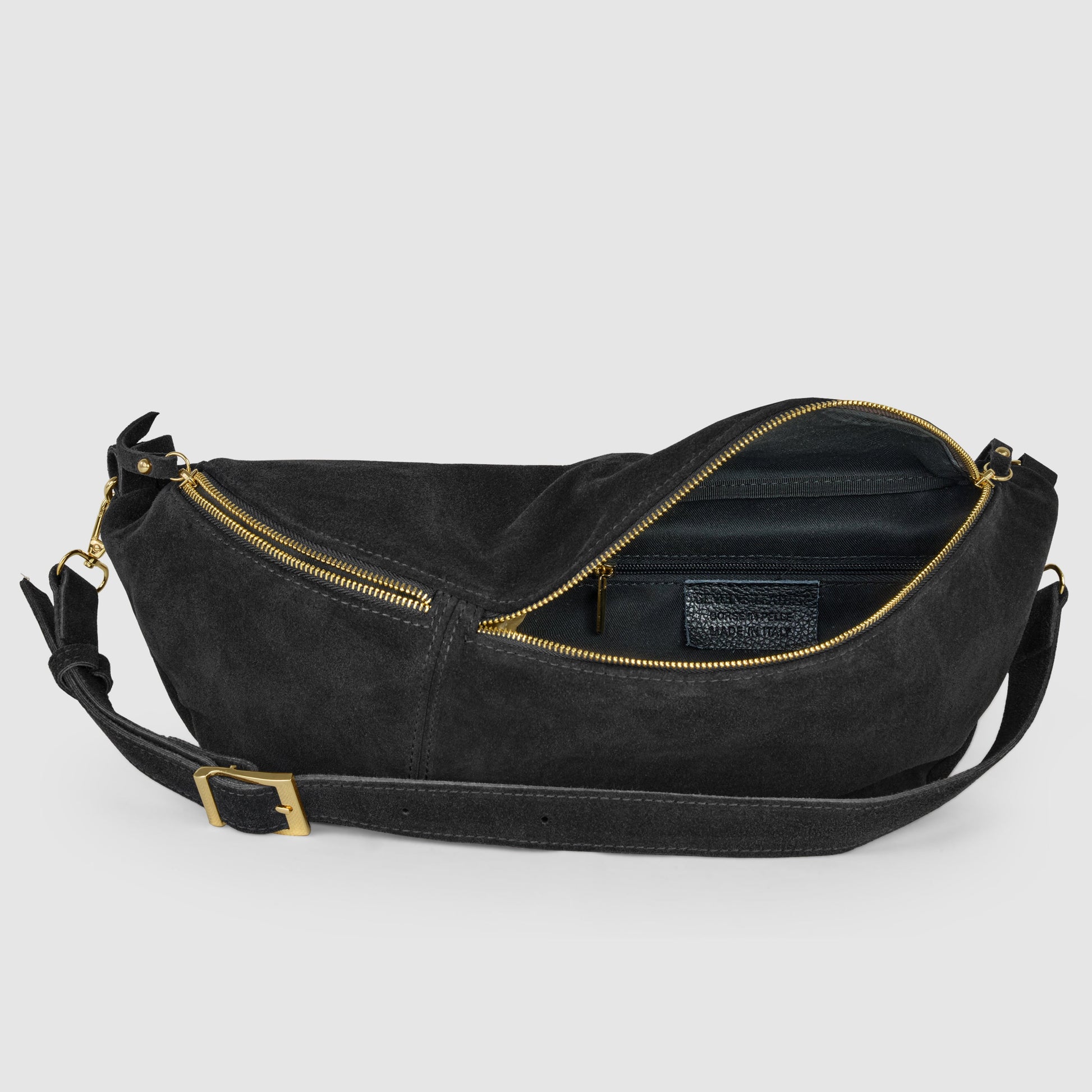 Italian Genuine Suede Crossbody Bag 211955 TAKEASY