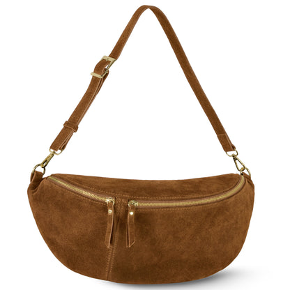 Italian Genuine Suede Crossbody Bag 211955 TAKEASY