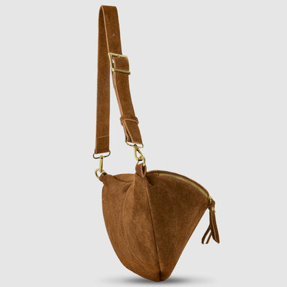 Italian Genuine Suede Crossbody Bag 211955 TAKEASY