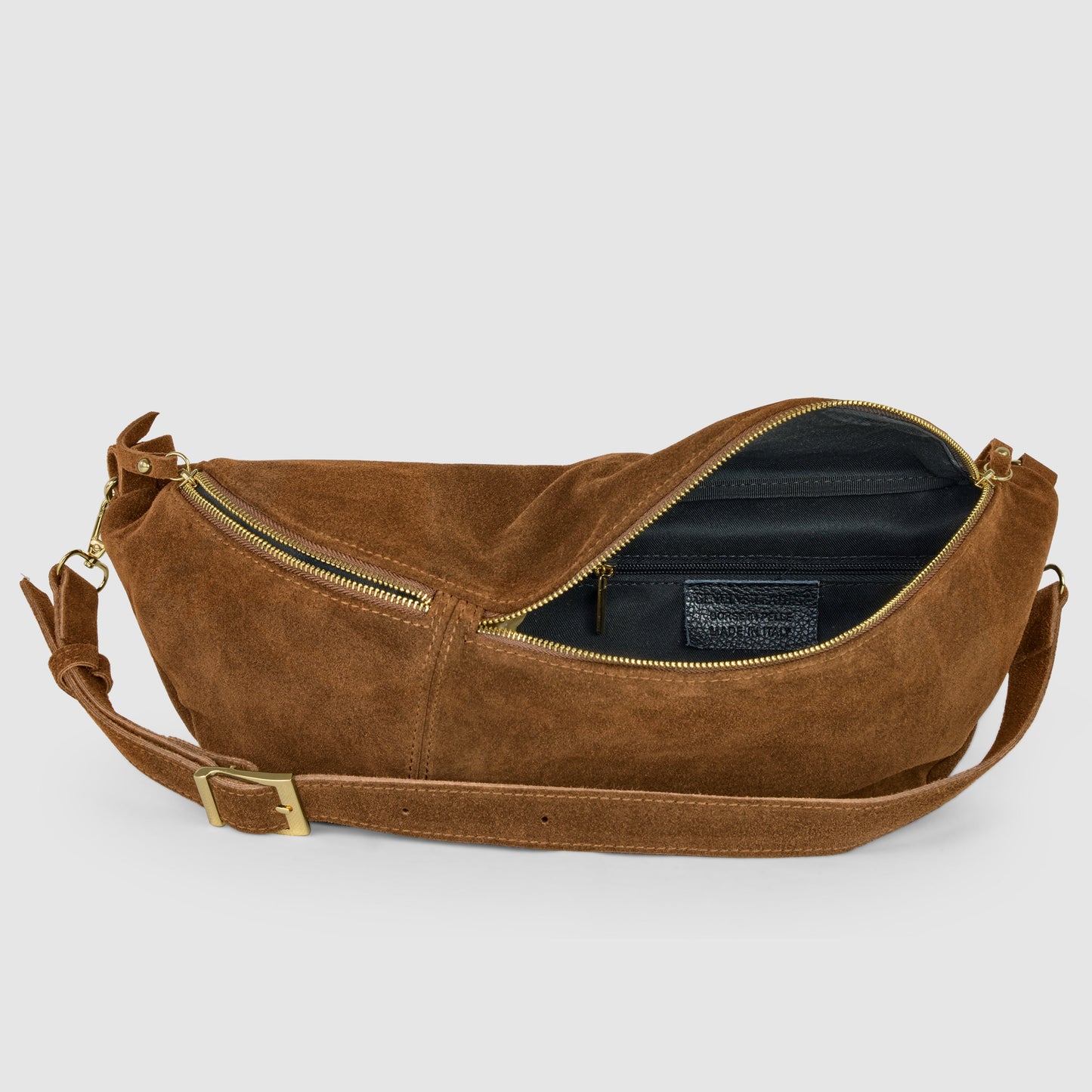 Italian Genuine Suede Crossbody Bag 211955 TAKEASY