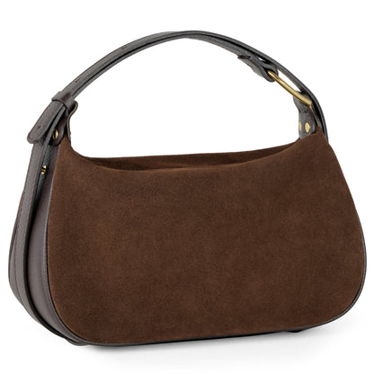 Italian Genuine Suede Crossbody Bag 242265 TAKEASY