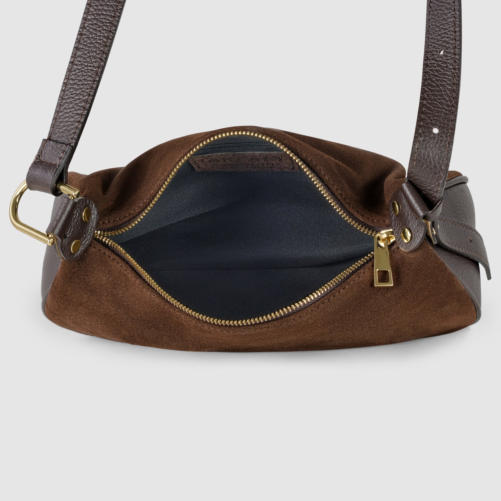 Italian Genuine Suede Crossbody Bag 242265 TAKEASY