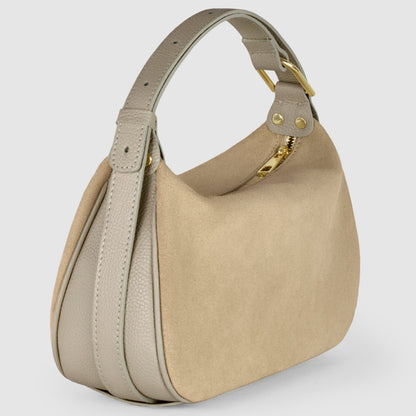 Italian Genuine Suede Crossbody Bag 242265 TAKEASY