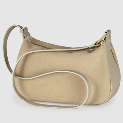 Italian Genuine Suede Crossbody Bag 242265 TAKEASY