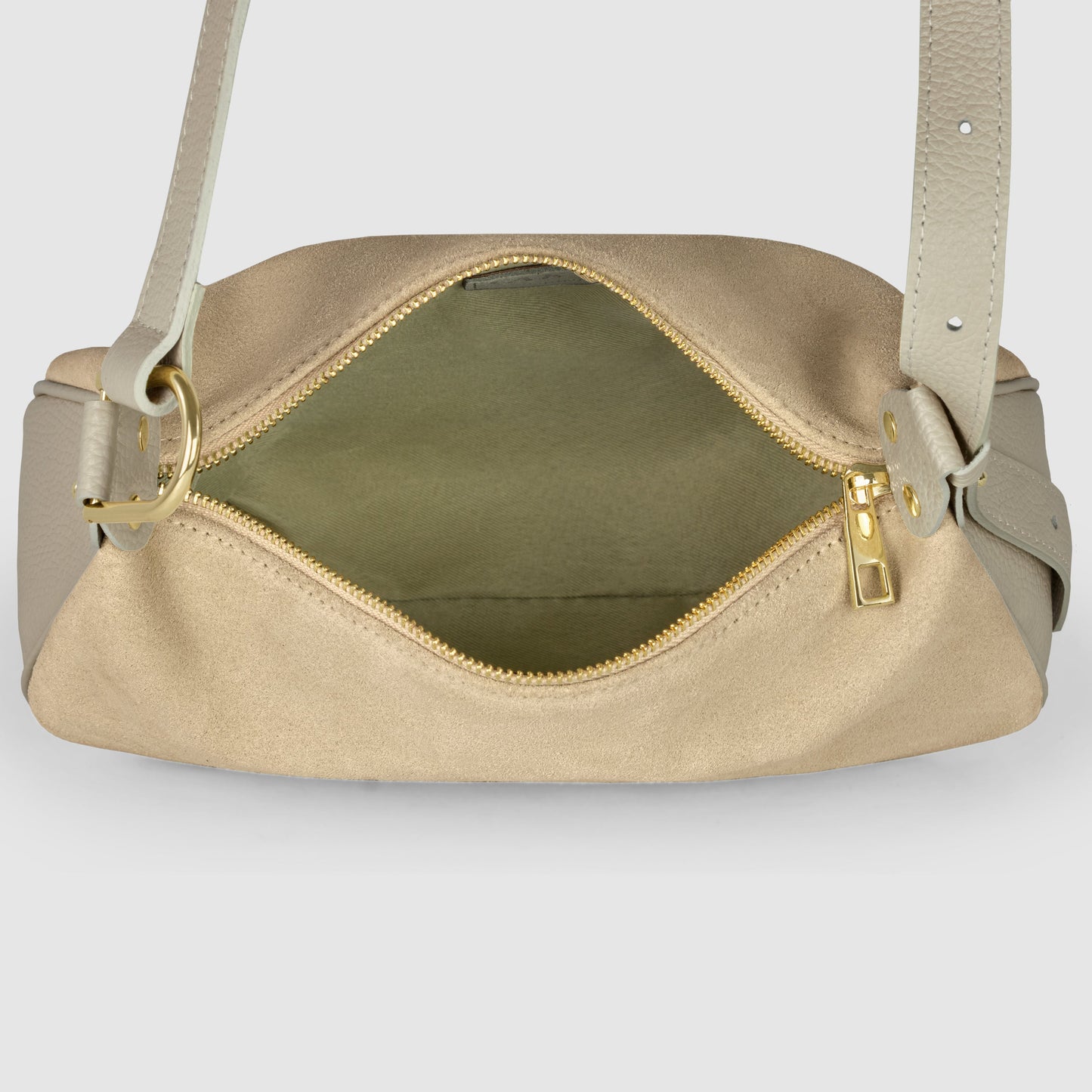 Italian Genuine Suede Crossbody Bag 242265 TAKEASY