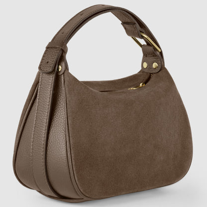Italian Genuine Suede Crossbody Bag 242265 TAKEASY