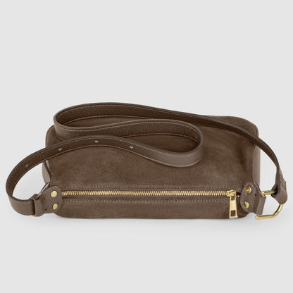 Italian Genuine Suede Crossbody Bag 242265 TAKEASY