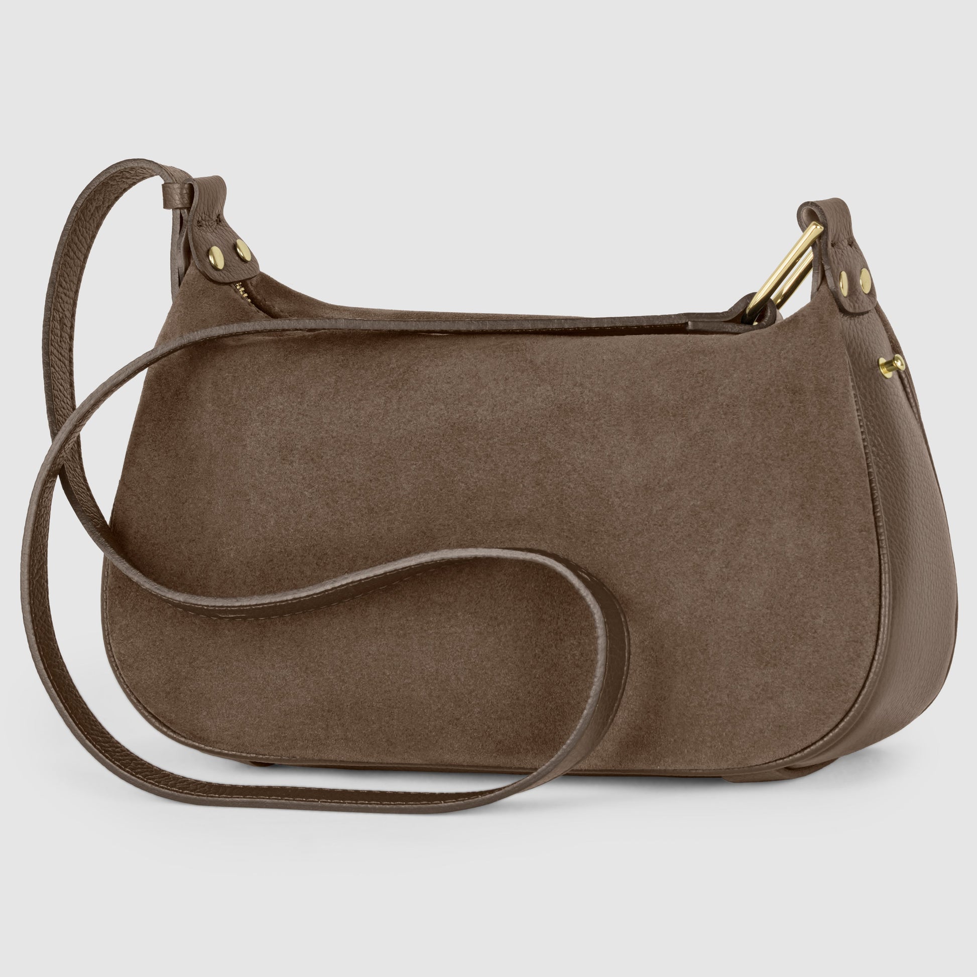 Italian Genuine Suede Crossbody Bag 242265 TAKEASY