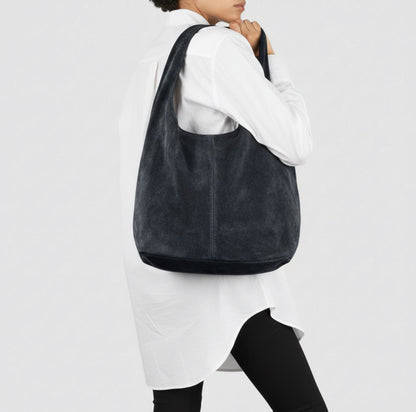 Italian Genuine Suede Hobo Bag 011943 TAKEASY