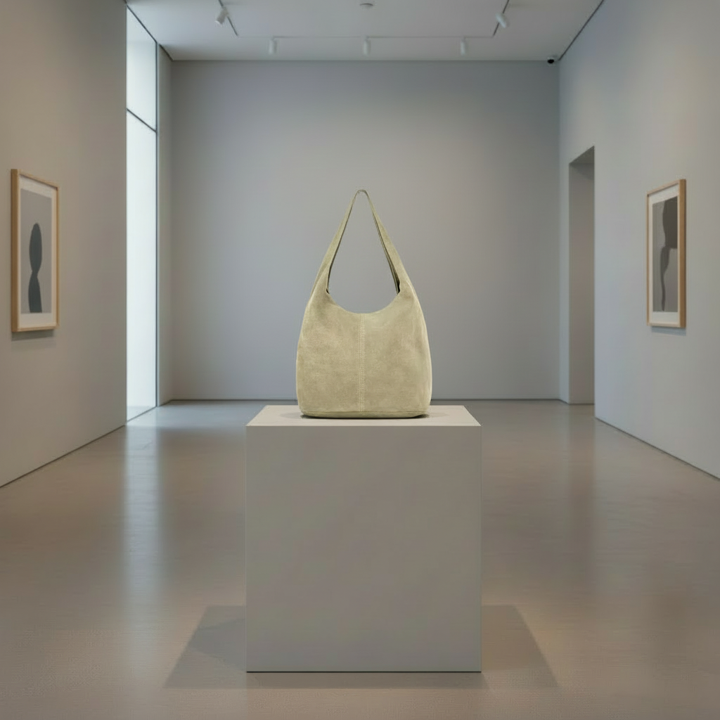 Italian Genuine Suede Hobo Bag 011943 TAKEASY