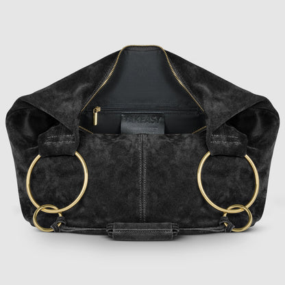 Italian Genuine Suede Hobo Bag 272510 TAKEASY