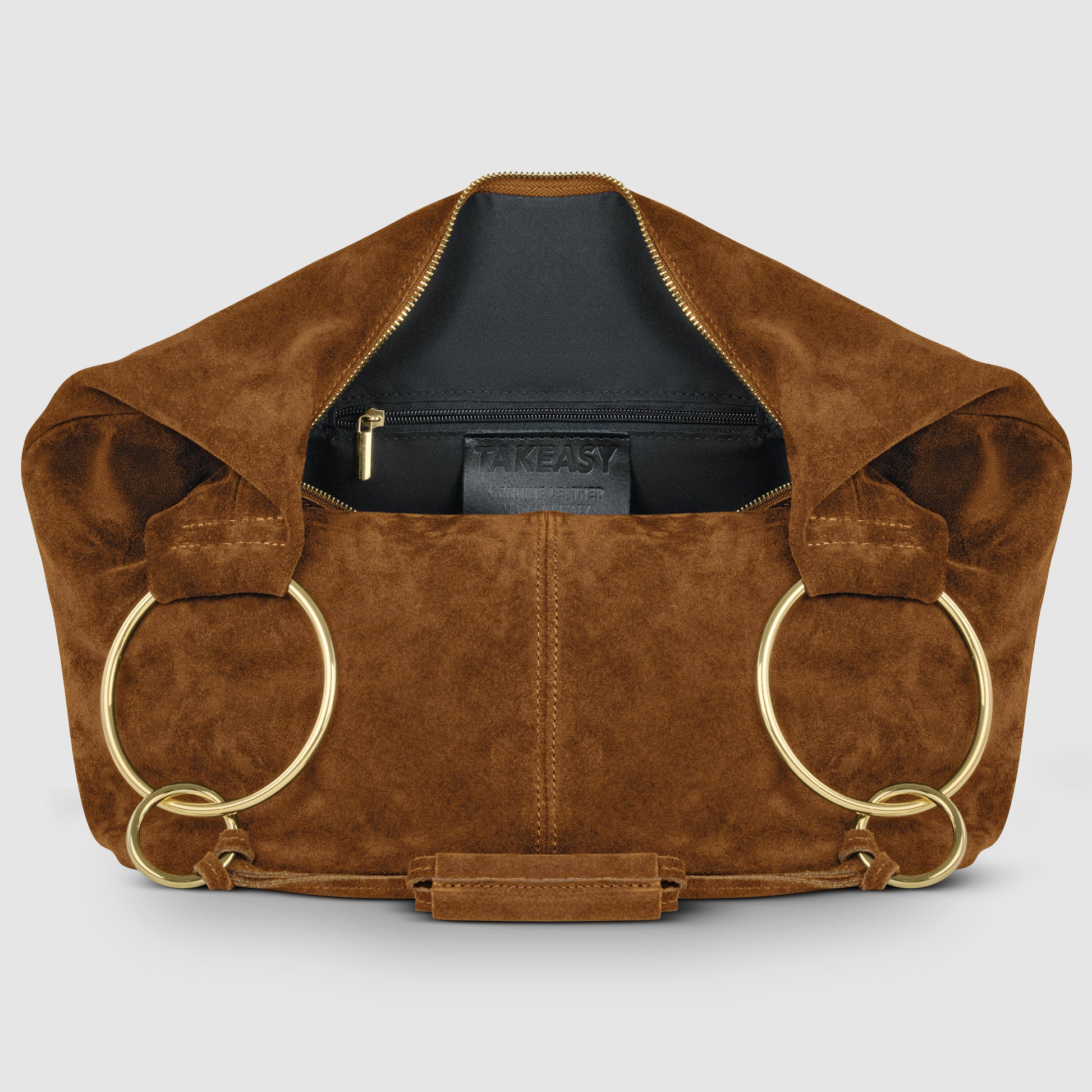Italian Genuine Suede Hobo Bag 272510 TAKEASY
