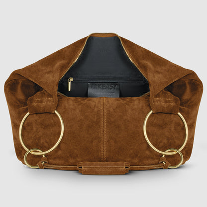 Italian Genuine Suede Hobo Bag 272510 TAKEASY
