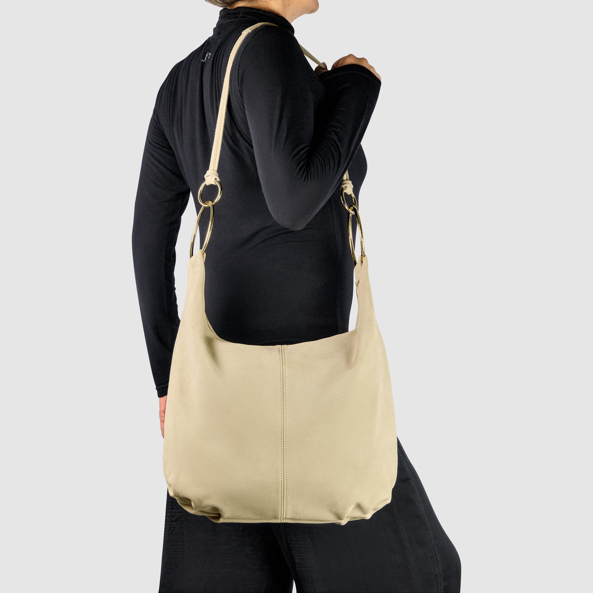 Italian Genuine Suede Hobo Bag 272510 TAKEASY