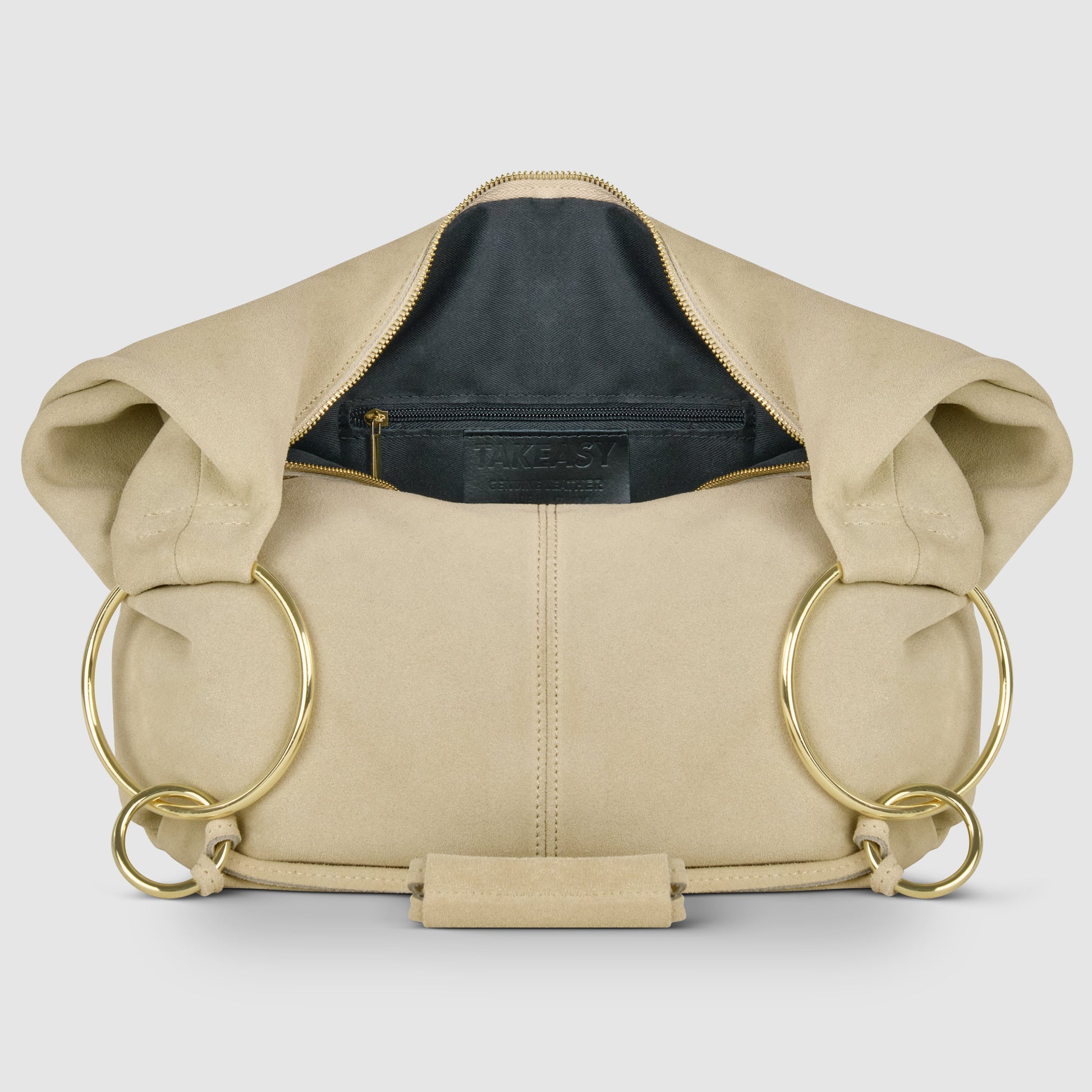 Italian Genuine Suede Hobo Bag 272510 TAKEASY