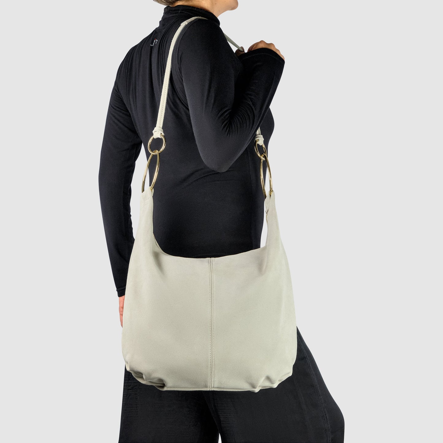 Italian Genuine Suede Hobo Bag 272510 TAKEASY