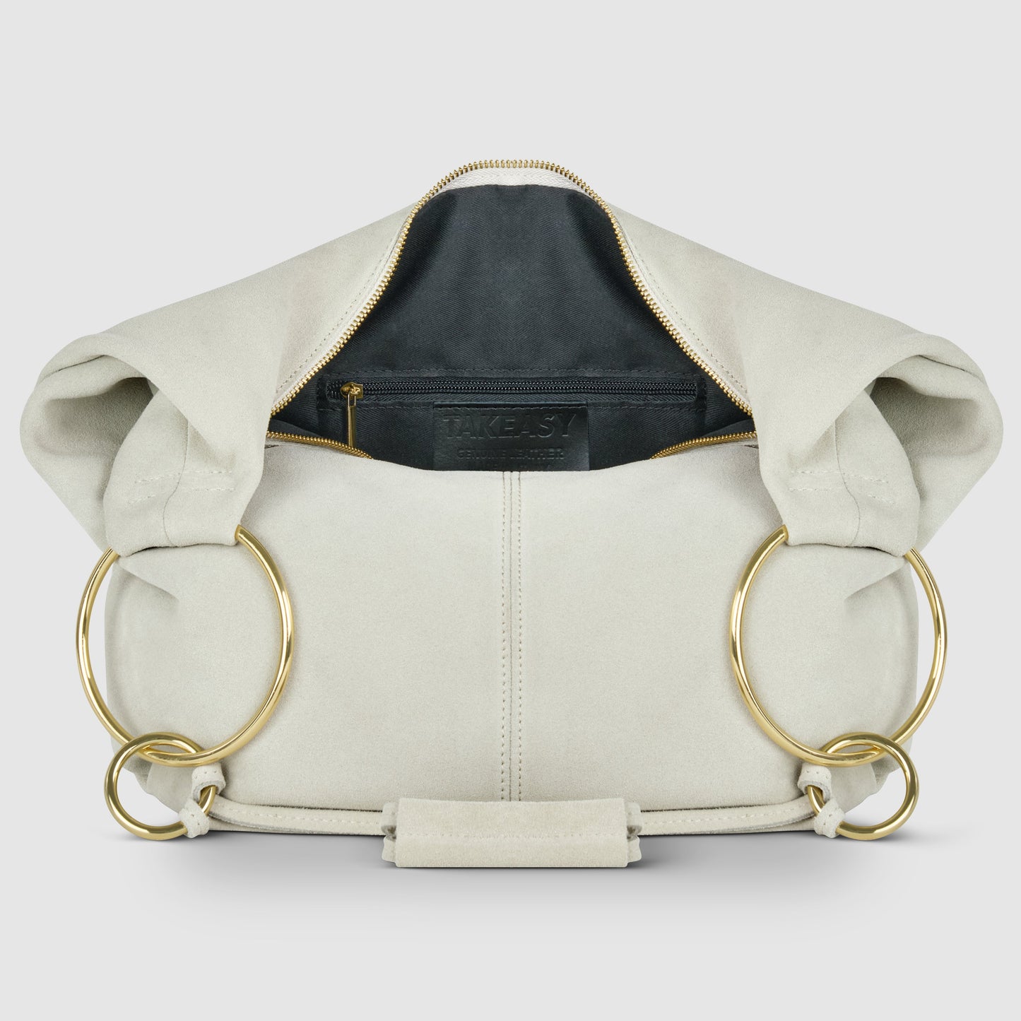 Italian Genuine Suede Hobo Bag 272510 TAKEASY