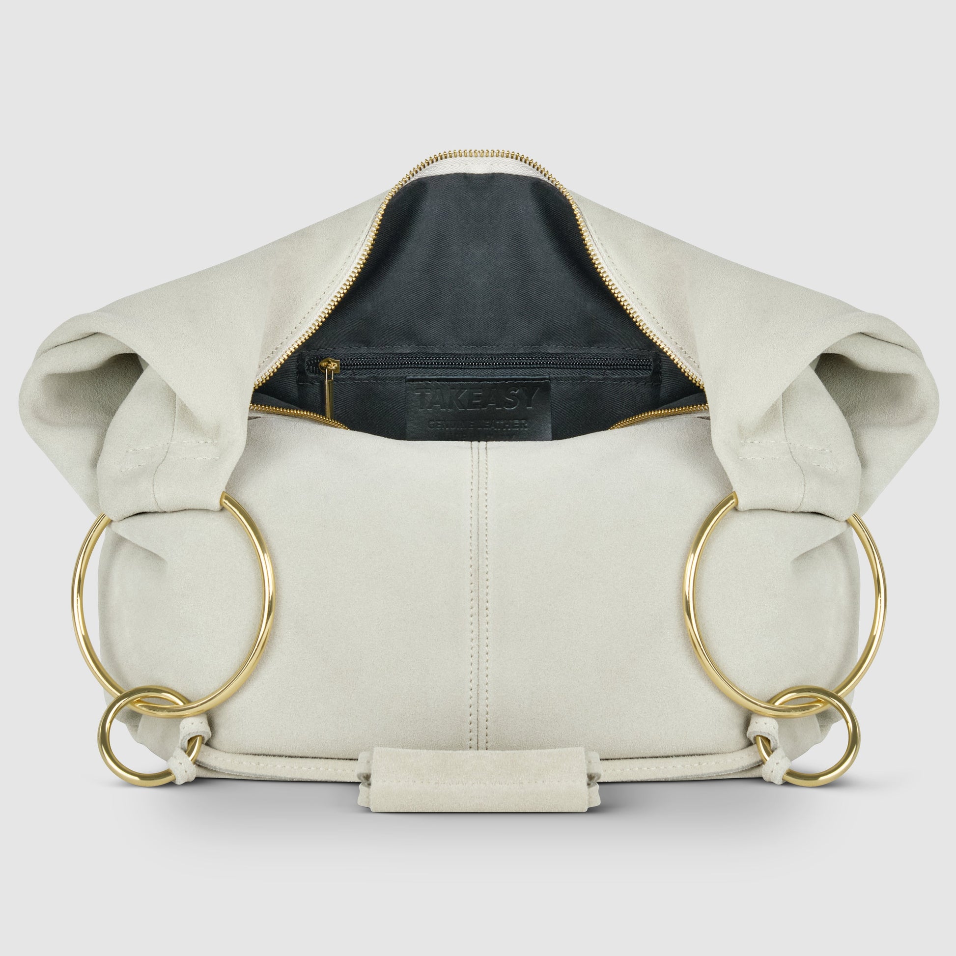 Italian Genuine Suede Hobo Bag 272510 TAKEASY